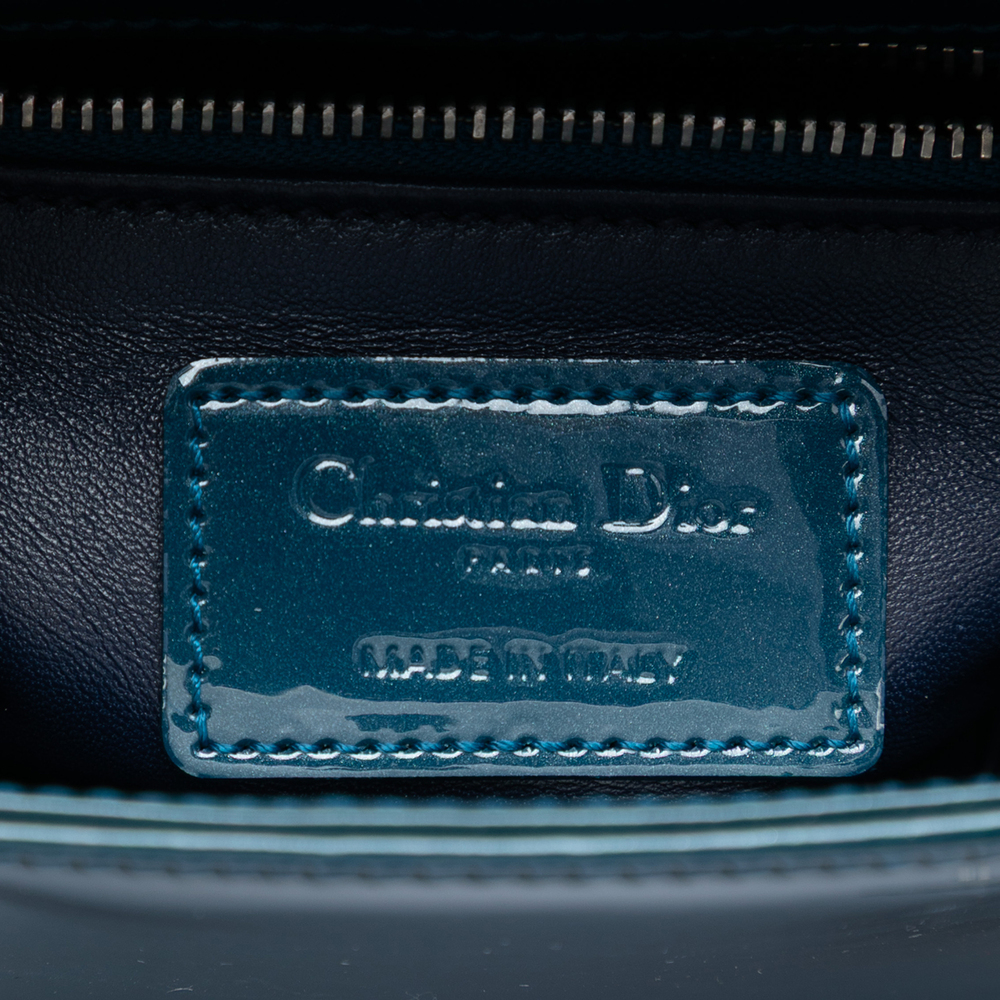 Pre-Loved Dior Mini Patent Lady Dior - Picture 5 of 7